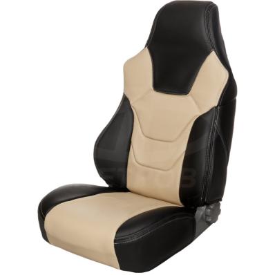 Авточехол  "PILOT B"  RECARO  Экокожа  (размер L)  Черный-Бежевый ТМ Петров